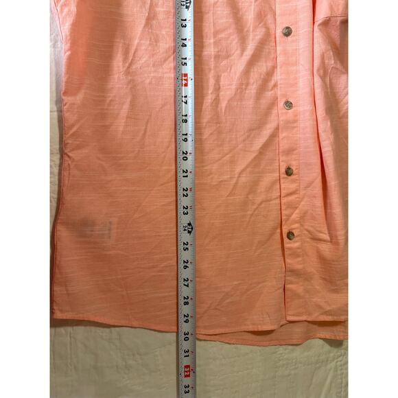 Eddie Bauer Shirt Men 2XL Classic Fit Lightweight Cotton Short Sleeve Button Up - Picture 6 of 8